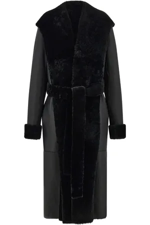 Salvatore Ferragamo Manteau ceinturé à empiècements
