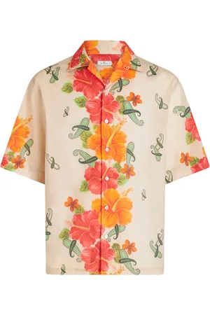 Etro Chemise en coton à fleurs