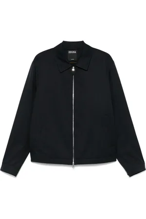 Ermenegildo Zegna Veste bomber zippée à bords contrastants