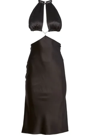 FLEUR DU MAL Robe ornée de cristal à découpes