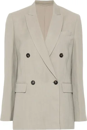 Brunello Cucinelli Blazer à boutonnière croisée
