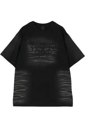 JUUN.J T-shirt en coton à broderies