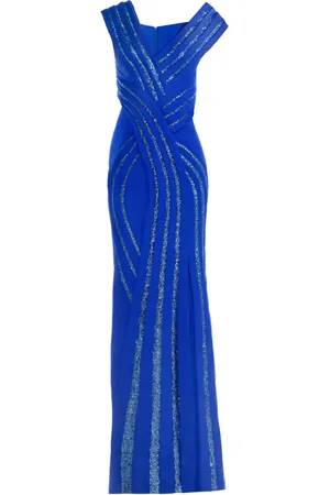 Gaby Charbachy Robe longue à design plissé