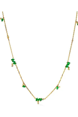 Lark & Berry Collier Veto Station en 14ct serti d