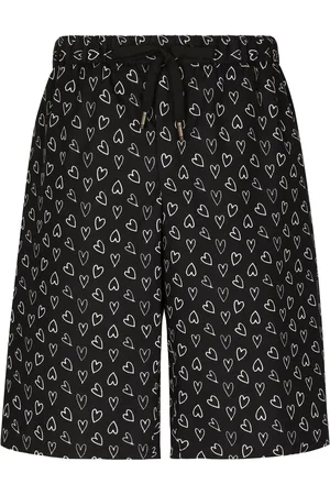 Dolce & Gabbana Short chino à imprimé cœur
