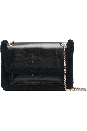 Marni Sac porté épaule à bords lainés