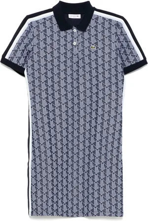 Lacoste Robe-polo à monogramme en jacquard