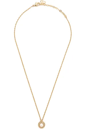 Dior Collier à pendentif serti de perles artificielles