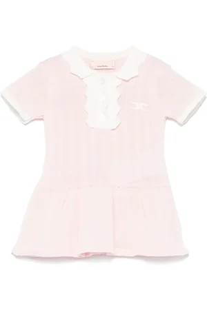 Elisabetta Franchi Robe à logo brodé