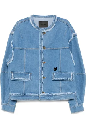 SONGZIO Veste en jean à encolure ronde