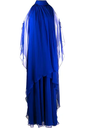Alberta Ferretti Robe drapée à dos-nu