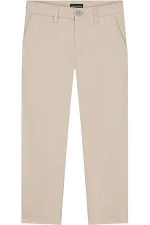 Emporio Armani Pantalon chino à logo brodé