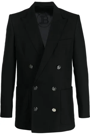 Balmain Blazer en coton à boutonnière croisée