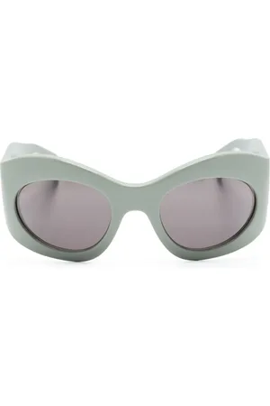 Gucci Lunettes de soleil à monture ovale