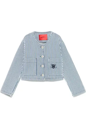 MAX&Co. Kids Veste en jean à rayures