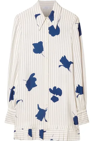 OFF-WHITE Robe-chemise à fleurs