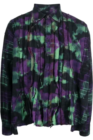 Pins & Needles Chemise en flanelle à motif tie dye