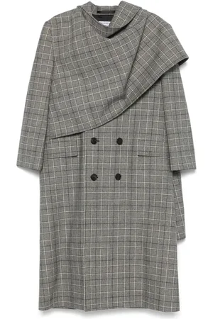 Balenciaga Manteau asymétrique à boutonnière croisée