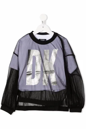 DKNY T-shirt superposé à logo imprimé