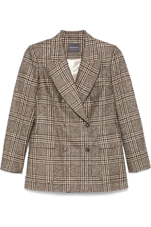 LORENA ANTONIAZZI Blazer à carreaux