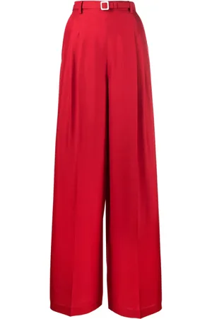 Ralph Lauren Pantalon en soie à coupe ample