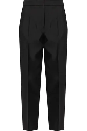 Jil Sander Pantalon droit à effet froissé