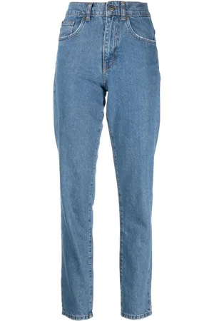 Twin-Set Jean fuselé à logo brodé