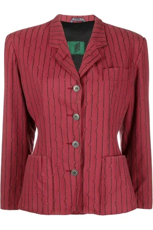 Jean Paul Gaultier Blazer à fines rayures (années 1980)