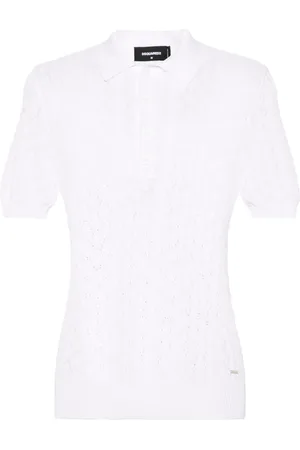 Dsquared2 Polo en maille ajourée