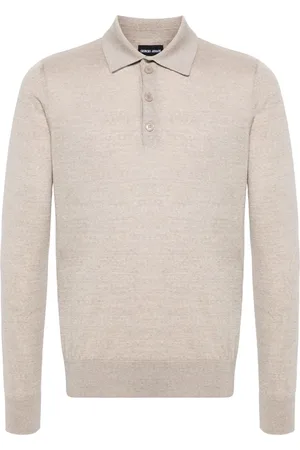 Giorgio Armani Polo en laine à manches longues