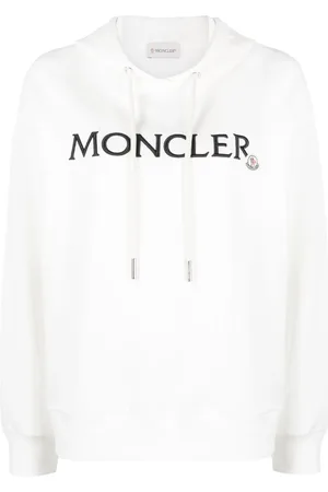 Moncler Hoodie en coton à logo brodé