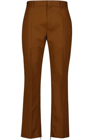 OFF-WHITE Pantalon en coton à coupe droite