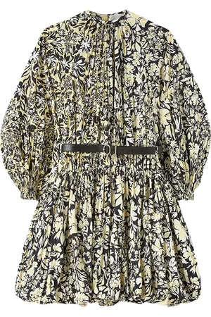 Jil Sander Robe bouffante à fleurs