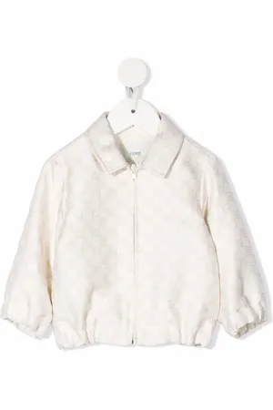 Fendi Veste à motif grille