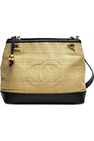 CHANEL Sac cabas à logo CC cousu (1994)