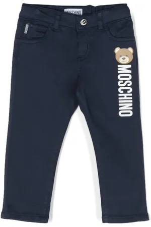 Moschino Pantalon droit à logo imprimé
