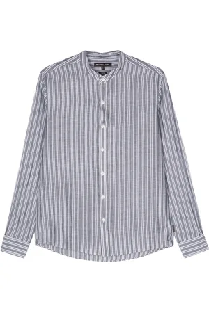 Michael Kors Chemise rayée à col montant