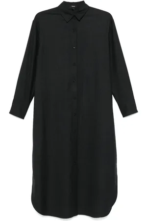 THEORY Robe-chemise en flanelle
