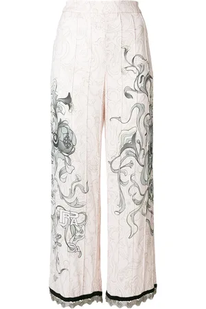 Prada Pantalon à fleurs