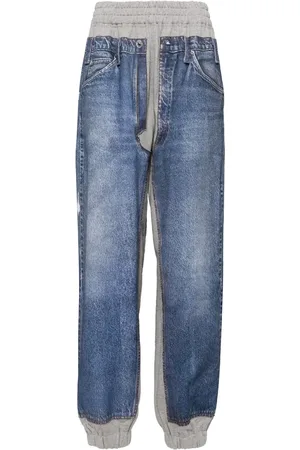 pushBUTTON Pantalon de jogging à imprimé jean