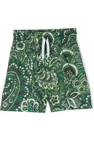 Etro Short en coton à fleurs