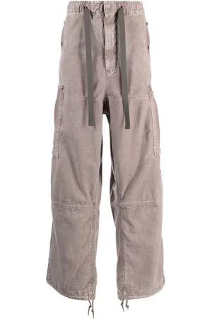 Maison Mihara Yasuhiro Jean cargo à lien de resserrage