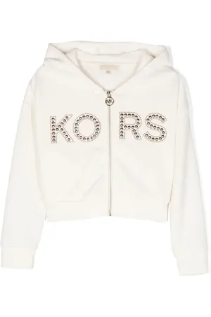 Michael Kors Cardigan zippé à logo clouté