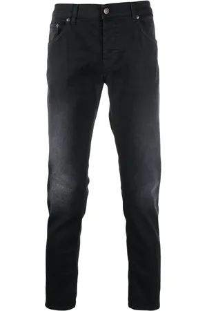 Dondup Jean droit à taille mi-haute
