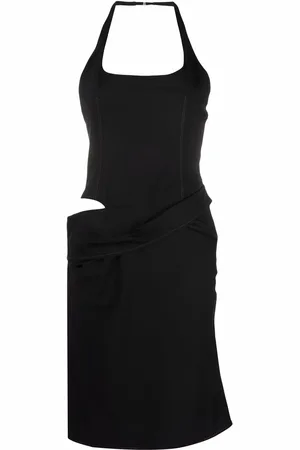Jacquemus Robe asymétrique à dos-nu