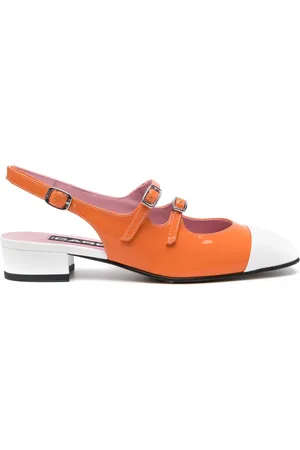 Carel Escarpins Abricot 30 mm en cuir