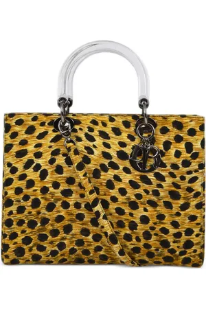 Dior Sac cabas Lady Dior à imprimé léopard (1999)