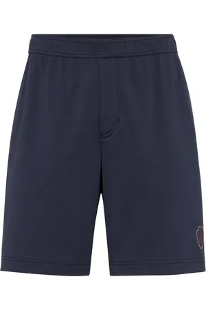 Brunello Cucinelli Short à logo brodé