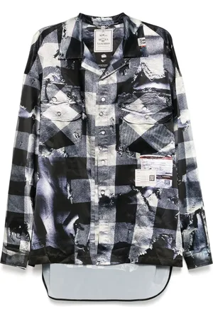 Maison Mihara Yasuhiro Chemise à imprimé graphique