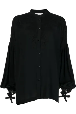 ERMANNO SCERVINO Blouse ornée de dentelle à manches longues